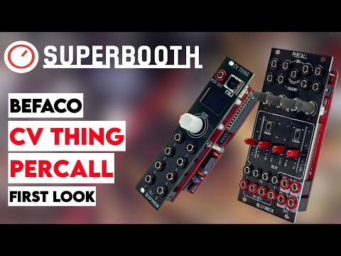 Superbooth 20HE: Befaco CV Thing CV To MIDI Interface & Percall First Look