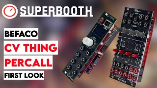 Video thumbnail for Superbooth 20HE: Befaco CV Thing CV To MIDI Interface & Percall First Look by SYNTH ANATOMY