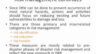 EAHA Day 2 Session 1: Introduction to Disaster Risk Reduction Lecture