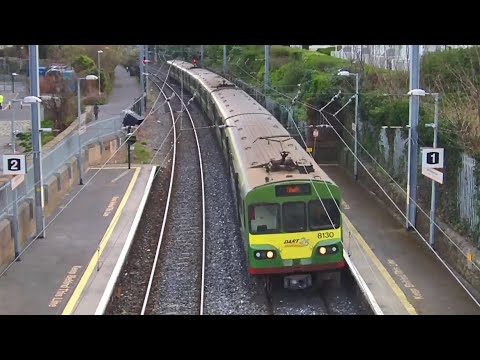Irish Rail 8100 Class Dart Train 8130 - Salthill & Monkstown Station, Dublin