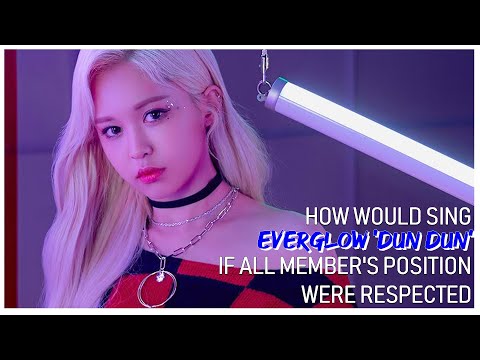 HOW WOULD EVERGLOW SING 'DUN DUN' IF ALL MEMBER'S POSITION WERE RESPECTED (fair line distribution)