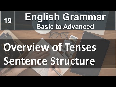 Overview of Tenses | Sentence Structure | basic grammar rules | English sentence structure 19
