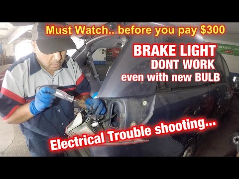 Brake lights dont work even after changing bulb electrical trouble shooting