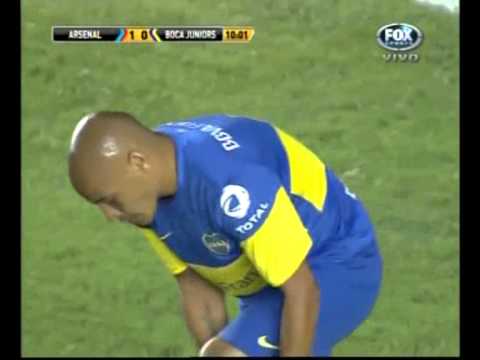 Libertadores 2012 :: Arsenal 1 - Boca 2 :: Gol (14/03/2012)