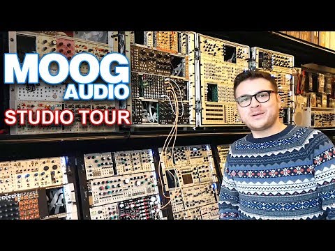 MOOG AUDIO | Store & synth studio tour | Eurorack modular, synthesizers & guitar pedals