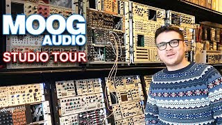 MOOG AUDIO | Store &amp; synth studio tour | Eurorack modular, synthesizers &amp; guitar pedals