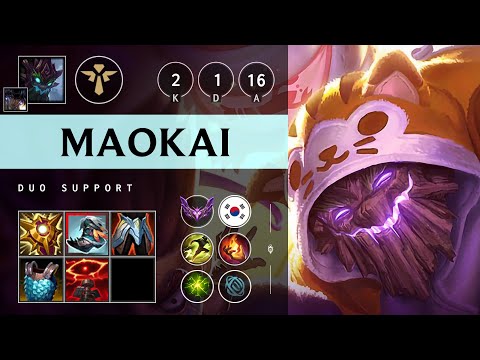 Maokai Support vs Alistar - KR Master Patch 25.13