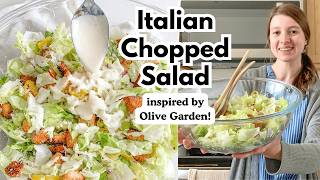 My Version of an Italian Chopped Salad | Inspired by Olive Garden!