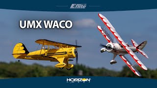 E-flite Waco 0.55m SAFE Select BNF Basic bílé