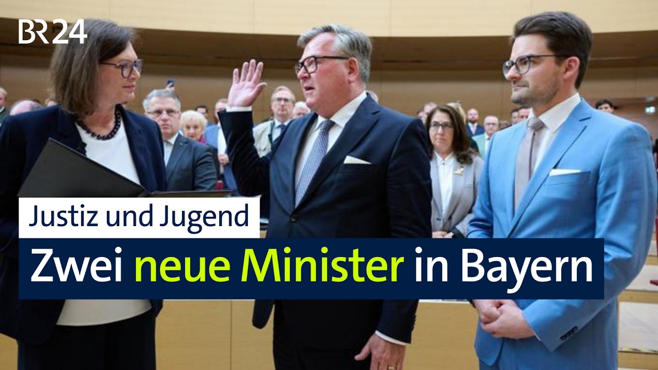 Justiz und Jugend: Zwei neue Minister in Bayern | BR24