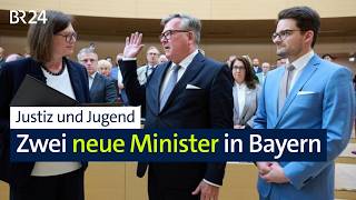 Justiz und Jugend: Zwei neue Minister in Bayern | BR24