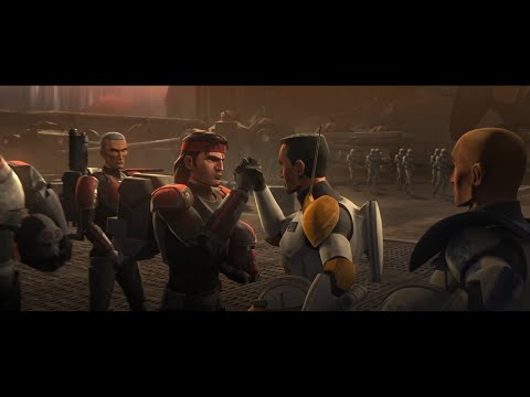The Bad Batch Meet Rex and Cody STAR WARS THE CLONE WARS!