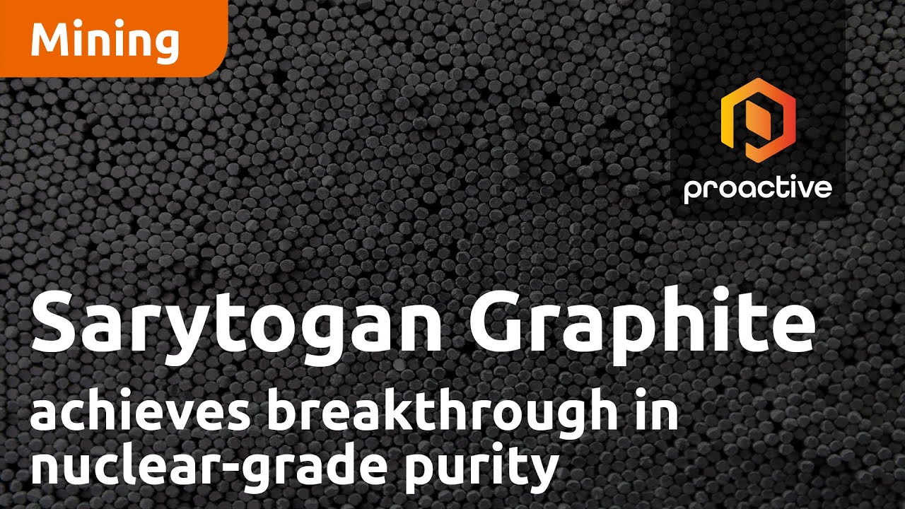 Sarytogan Graphite achieves breakthrough in nuclear-grade purity