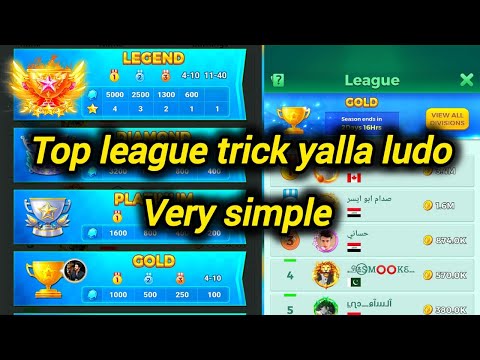 How to top league trick yalla ludo only one day