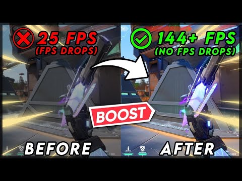 🔧How to Boost FPS AND FIX FRAME DROPS IN VALORANT-2022 OPTIMIZATION GUIDE!(144+FPS)