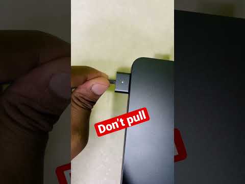 Easy Disconnect Magsafe Connector MacBook Air M2 #shorts #macbookairm2 #macbook