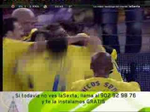 Villarreal CF - Real Madrid (Gol de Marcos)