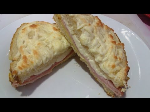sandwich, CROQUE MONSIEUR, Receta # 106, recetas de comida facil Video