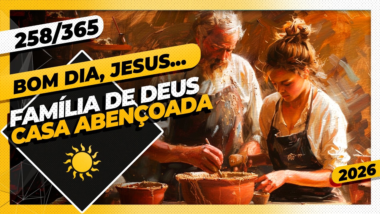 FAMÍLIA DE DEUS: CASA ABENÇOADA - Bom dia, Jesus! 258/365 (2026)