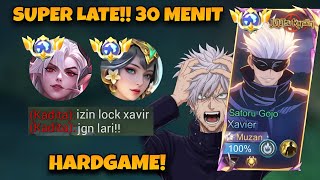 Download lagu HARDGAME! MATCH 30 MENIT MEMPERTAHANKAN BASE!! BUILD XAVIER TERSAKIT 2025 | MLBB mp3