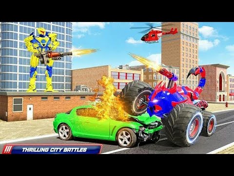 Scorpion Robot Monster Truck Transform Robot Game