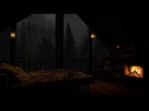 Attico caldo con caminetto e pioggia tropicale per un sonno profondo e rilassante