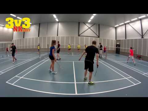 Finale NK 3v3 2017 - Dutch finals 2017 3v3 (3 against 3) badminton
