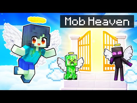 All MOBS Go to HEAVEN In Minecraft!