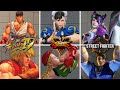 Street Fighter 6 Intro Outro Comparison SF4 Vs SF5 Vs SF6