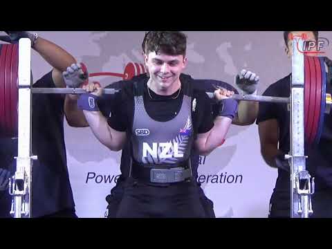 Men Jr, 83 kg classic - World Sub-Junior & Junior Powerlifting Championships 2025