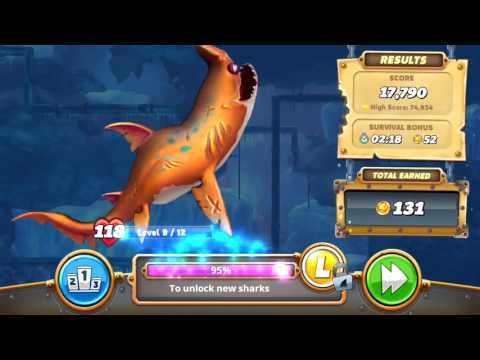 Sand Shark in Arctic Ocean (Level 9/12) # 3 - Hungry Shark World