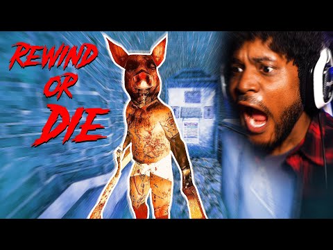 This PIG MAN Is CHASING ME [Rewind Or Die]