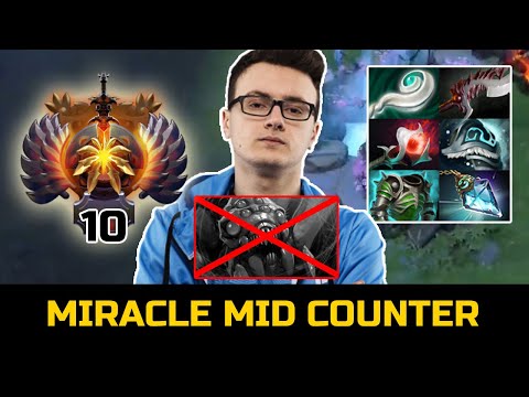 MIRACLE MID BEST COUNTER VS BROODMOTHER - 100% DESTROYED DOTA 2
