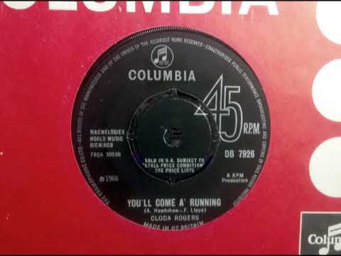 Soulful - CLODA ROGERS - You'll Come A' Running - COLUMBIA DB 7926 UK Girl Midtempo Dancer