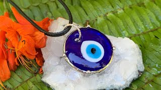 Soft Soldered Evil Eye Protection Pendant