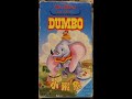 Dumbo Hong Kong VHS Opening Disney