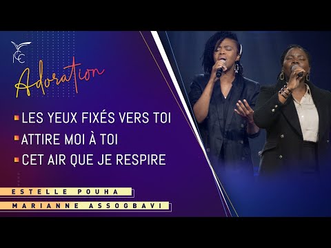 LES YEUX FIXÉS VERS TOI / ATTIRE MOI À TOI | Impact Gospel Choir- Estelle Pouha & Marianne Assogbavi