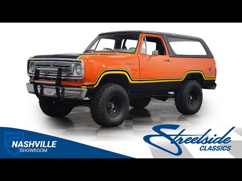 1975 Dodge Ramcharger (CC-1861263) for sale in Lavergne, Tennessee