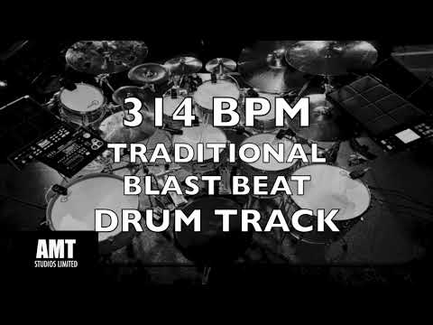 314 BPM TRADITIONAL BLAST BEAT DRUM TRACK