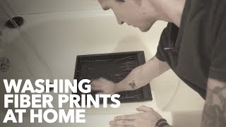 How To Wash Fiber Prints at Home