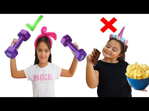 , title : 'Masal and Öykü Wants to Be Strong | Kids Exercise for Fun'