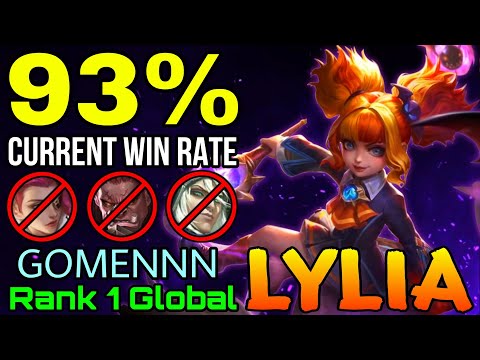 93% Current Win Rate Lylia Annoying Mage! -Top 1 Global Lylia by GOMENNN - Mobile Legends