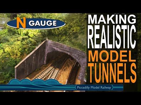 N GAUGE MODEL RAILWAY - MAKING REALISTIC MODEL TUNNELS