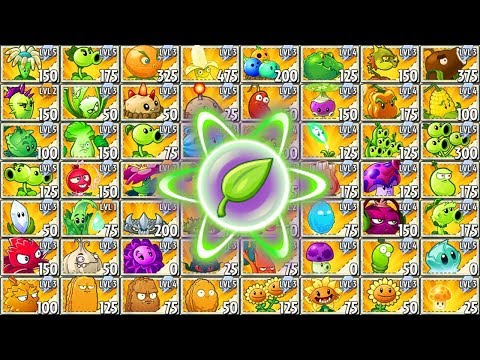 All Pea Power up vs 999 Zombies in Plants vs Zombies 2