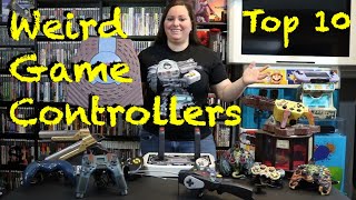 My Top 10 Weird/Odd Controllers in my Game Collection - PlayStation, Nintendo, Xbox, and More!