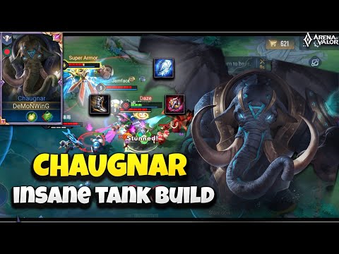 AOV : CHAUGNAR AFTER RAVMAP || THE TANK GAMEPLAY IS DIFFERENT ||BEST TANK BUILD || ARENA OF VALOR🇧🇩