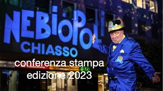 'Conferenza stampa - Carnevale Nebiopoli 2023' episoode image