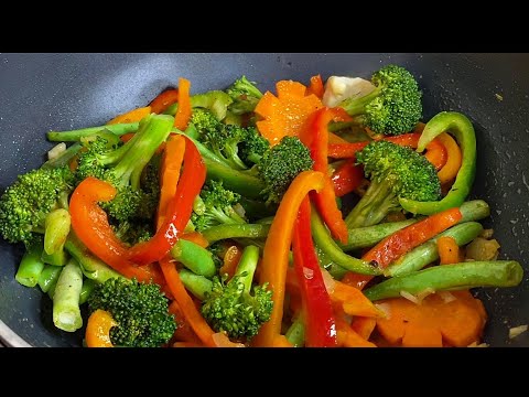 Easiest Garlic Butter STIR FRY VEGETABLES