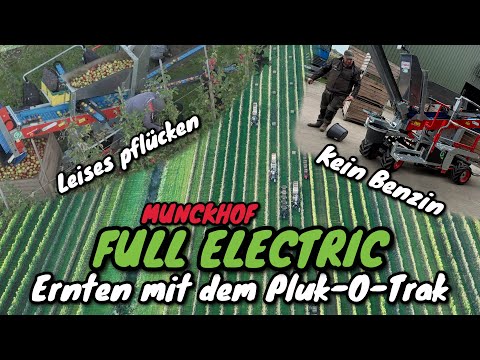 Obsthof Raddatz - Munckhof FULL ELECTRIC PLUK-O-TRAK | quiet picking | no gasoline | Harvest 2025