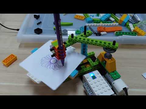 LEGO Wedo 2.0 - Drawing machine (Spirograph)